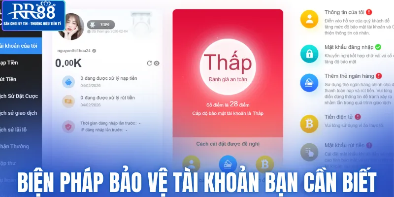 Biện pháp bảo vệ tài khoản bạn cần biết
