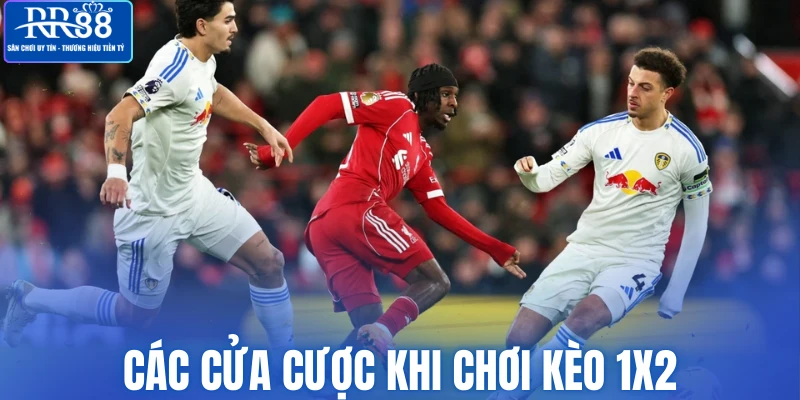Các cửa cược khi chơi kèo 1X2