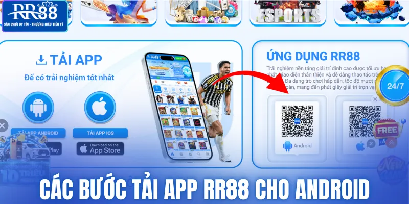 Chia sẻ các bước tải app RR88 cho Android